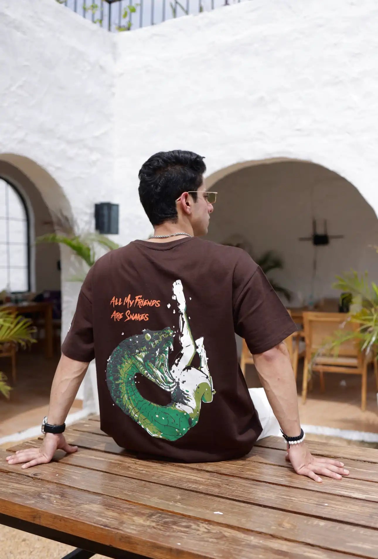 All My Friends Are Snakes Mocha Brown