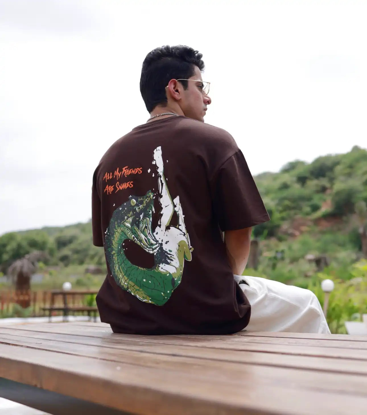 All My Friends Are Snakes Mocha Brown