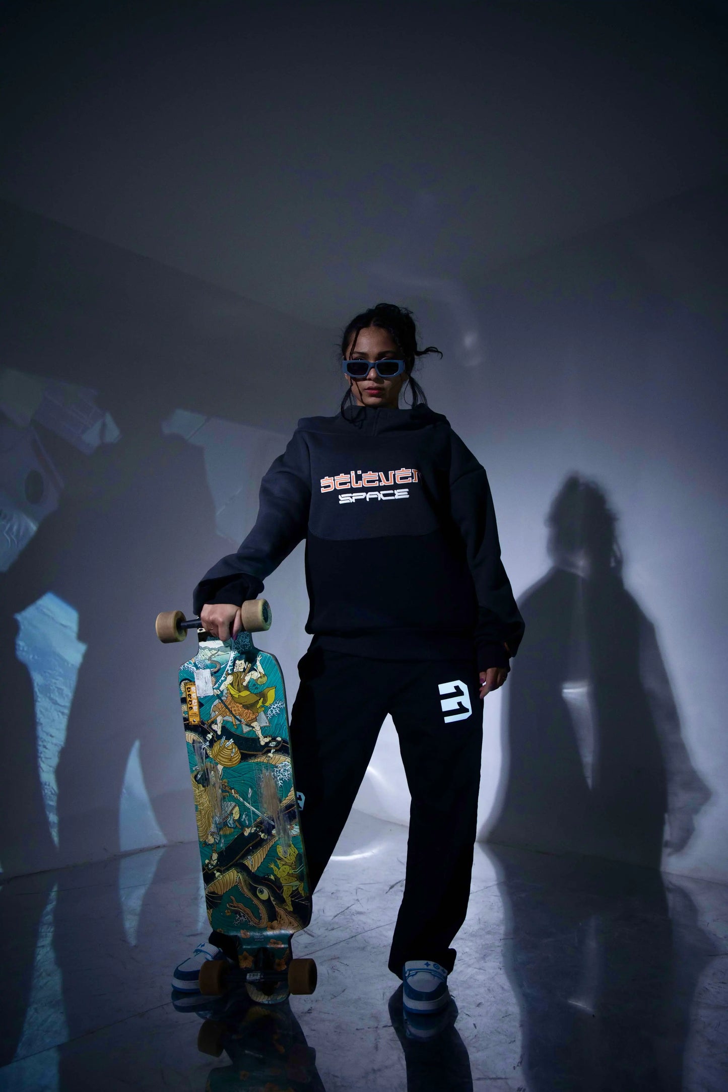 Need Space Hoodie Grey x Black