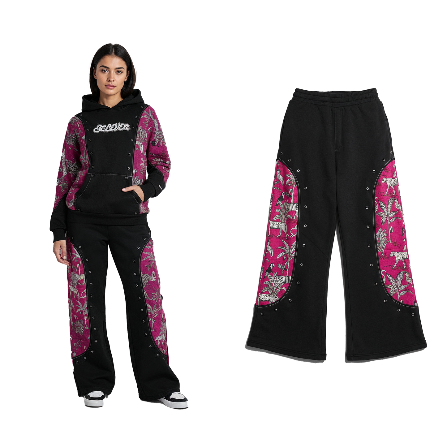 Savage Safari Hoodie ( Pink )