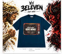 God vs Demon ( Petrol Blue )