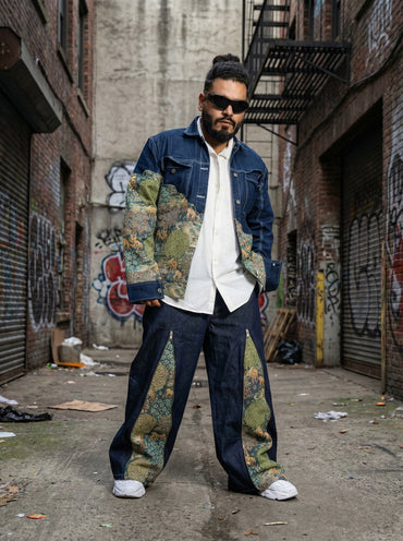 Denim Vantara Jacket ( Cord Set )