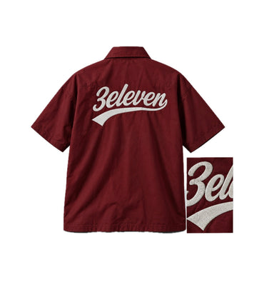 Tai Chi Shirt ( Maroon Rust ) with Embroidery
