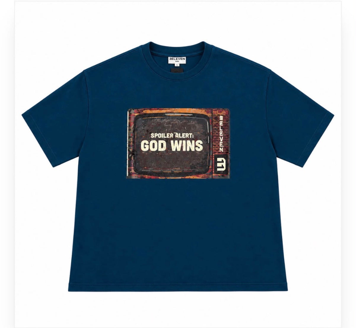 God vs Demon ( Petrol Blue )