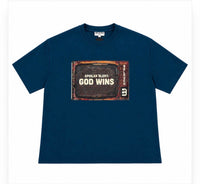 God vs Demon ( Petrol Blue )