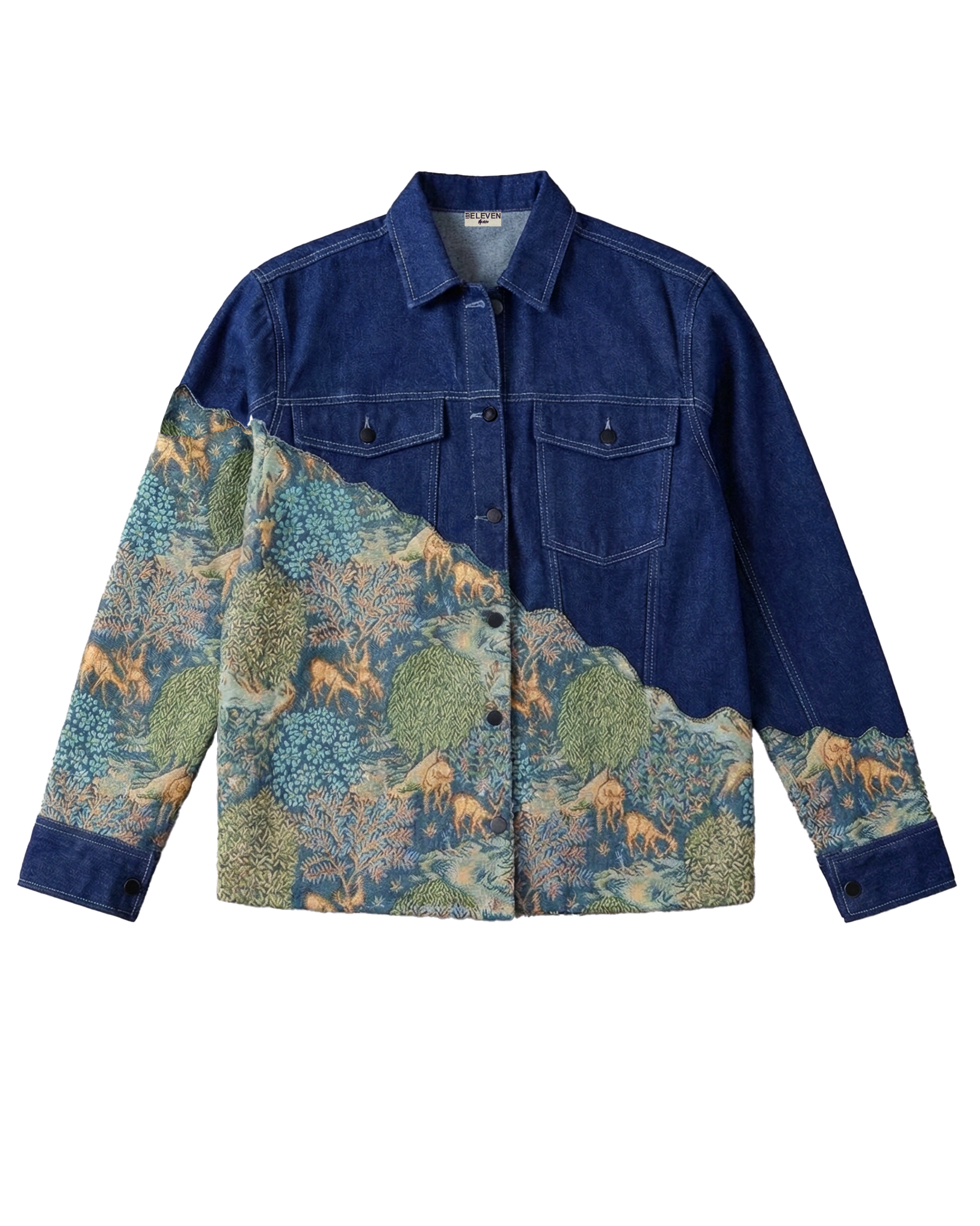 Denim Vantara Jacket ( Cord Set )