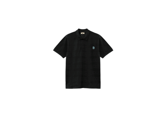 3Eleven Black Basic Drop shoulder Polo T-Shirt