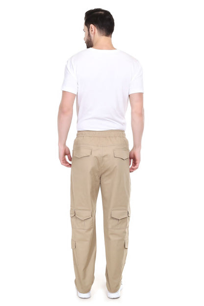 3ELEVEN Beige unisex Multi utility cargo Pant